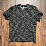 Free People  Textured Shortsleeve Mock Neck Tee Photo 0