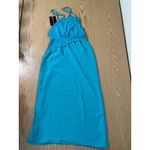 New Women’s INC Intimates Semi Sheer Lacey Strappy Pajama Chemise Sea Isle Xs Blue Photo 1