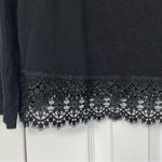 Love Culture Half sleeve black top with lace detail from  Photo 1