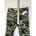Anthropologie Pilcro 26 Stretch High Rise Cord Pants Floral Camo Button Fly New Photo 4