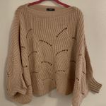 SheIn Pink Batwing Sweater  Photo 0