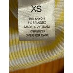 Me to We  essentials PacSun short sleeve top yellow white striped size XS Nwt (39 Photo 3