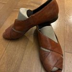 Cole Haan Vintage  Leather open toe slip on shoe sandal brown size 8 Photo 2