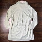 SheIn Light Mint Green Satin Shirt Dress Photo 4