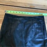 Topshop Black Vegan Leather Skirt 4 Photo 2