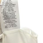 Alice + Olivia White Mesh Panel Sheath Midi Dress Sleeveless Women’s Size 6 Photo 11