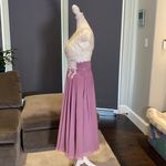 Women’s Ivory Lace Top Chiffon V Photo 2