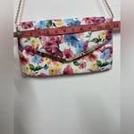 Jessica McClintock  Floral Print Clutch with Chain Photo 4