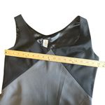 Women’s Abate Black and Gray Diamond Dress Size 12 Side Zip Knee Length Photo 4