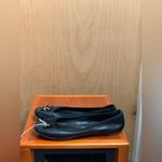 Tory Burch Black Leather Bow Ballet Flats. Size-6M Photo 2