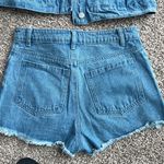 Le lis  Jacket Denim Rhinestone Fringe Photo 3