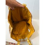 Daren's Bags Quilted Patchwork Tote Purse with Accessories Brown Yellow Orange Photo 3