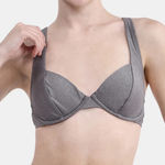 No Boundaries NWT - Metallic Lurex Thread Underwire Bra / Swim Top. Photo 0
