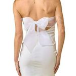 Blue Blush  Gift Me Strapless Bodycon Mini Dress Ivory Size Small NWT Photo 1