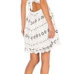 Lovers + Friends Forget Me Not Dress Ivory Crochet Lace Open Cut-Out Back Skater Photo 1