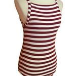 Sexy red n white striped tank top Photo 0