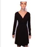 ✨ New York & Company Twist Long Sleeve Dress✨ Black Size M Photo 2