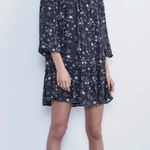 Anthropologie Velvet Graham & Spencer Star Print Tanya Shirt Dress Small Navy Photo 13