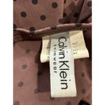 Calvin Klein  Swimwear‎ Brown Polka Dot Bikini Set 34D Photo 5