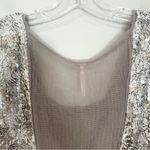 Free People  Midnight Dreamer Sequin Mini Dress Women's Small Silver Dainty Party Photo 10