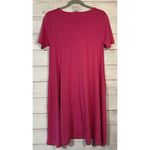 Zenana Premium Womens Dress Size Medium‎ with Pockets Pink New Photo 2