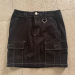 Sonoma Black cargo jean skirt Photo 0