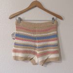 JOLIE & JOY By FCT Striped Knit Shorts Tan Photo 1