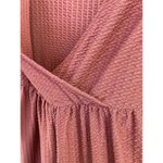 ASOS  Women's Textured Smock Jumpsuit Pink Mauve Size 4 Short Sleeve Photo 5