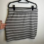 Torrid | Gray Skirt Knee-Length Smocked Tie Front 1 Stretch Comfort Photo 2