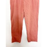 Marine layer  Elle Relaxed Crop Pants Size Medium Rust Orange Preppy Minimalist Photo 9