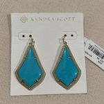Kendra Scott Gold and Turquoise Alex Earring Photo 1