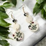 Elegant Polymer Clay Drop Botanical Design for Daily Alloy Ear Hooks Earrings‎ Photo 6