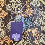 LAVENDER & PURPLE CROSSBODY PHONE/WALLET BAG. Photo 0