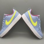 Nike Court Borough 2 Low -5.5Y Cobalt Bliss and Light Lemon Twist Women's Size 7 Photo 9