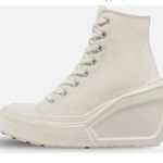 Converse NEW Chuck 70 De Luxe Wedge Platform Heel Boots White A06479C SZ-6 Photo 6