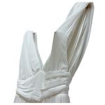 Lulus Jumpsuit Medium White Romper Full Wide Leg Goddess Marilyn Hollywood Glam Photo 12