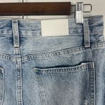 Pistola  denim distressed light wash mini skirt size 28 Photo 3