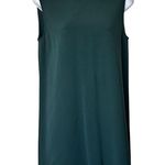 Theory 4 Slit Collar sheath dress Admiral Crepe Collar in Emerald green Photo 0