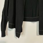 CAbi  Women’s Winsome Long Sleeve Open Front Cardigan Black Size Medium EUC Photo 2