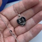 Angel Bird Red Cardinal Urn Pendant Cremation Keepsake Necklace Sterling Silver Silver Photo 2