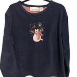 Cathy Daniels  vintage Fleece Pullover Holiday
Sweater size large Photo 0