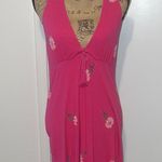 American Eagle  Pink Halter Tie Front Tank Top Photo 0