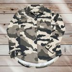 Mystree Camo Sweater Jacket S Button Outdoor Preppy Camping Western Cowgirl Photo 0