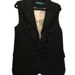 Alice + Olivia Vintage  Sleeveless Silk Ruffle Waistcoat Womens Medium Victorian Photo 11