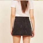 Reformation NWT  Westin Black Denim Skirt | Size 30 Photo 1