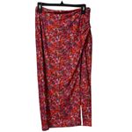 Lovers + Friends Pink Island Floral Lana Midi Skirt Size Small Photo 3