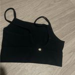 Fabletics  Black Tank with Gold Accent Photo 1