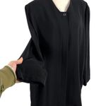 Vintage Hino & Malee Womens Size Medium Minimalist Boxy Oversized Black Jacket Photo 2