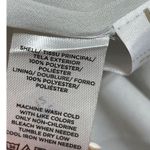 Ann Taylor New  Mock Neck Satiny Animal Print Shift Dress Grey and White M Medium Photo 7