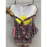 One Piece Pink Envelope Women's Swimsuit  Halter Sweetheart Size Small Backless Photo 6